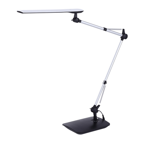 Bostitch Dual Swing Arm Desk Lamp, Black VLED1509